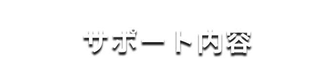 サポート内容