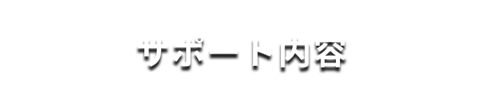 サポート内容