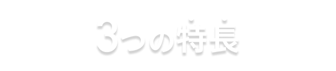 3つの特長
