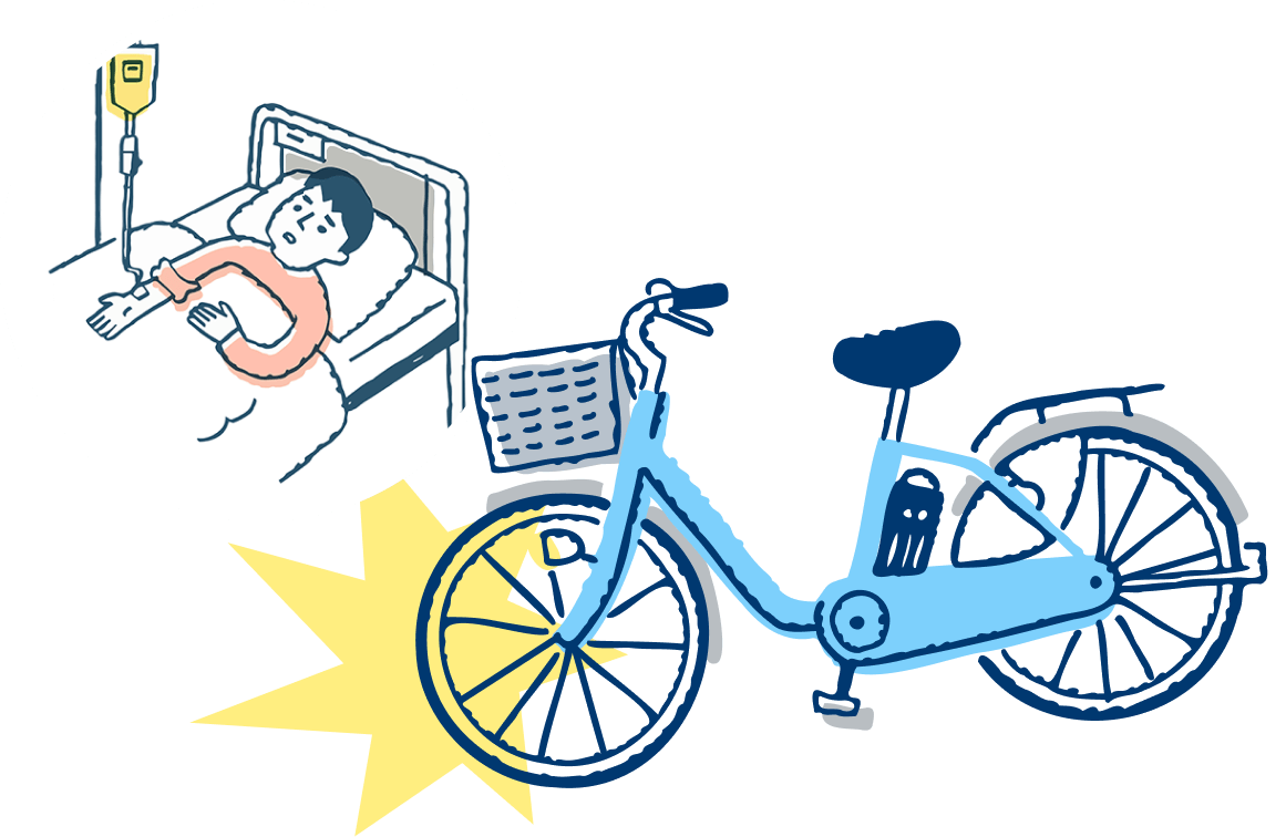 ヘルメット着用|自転車保険加入